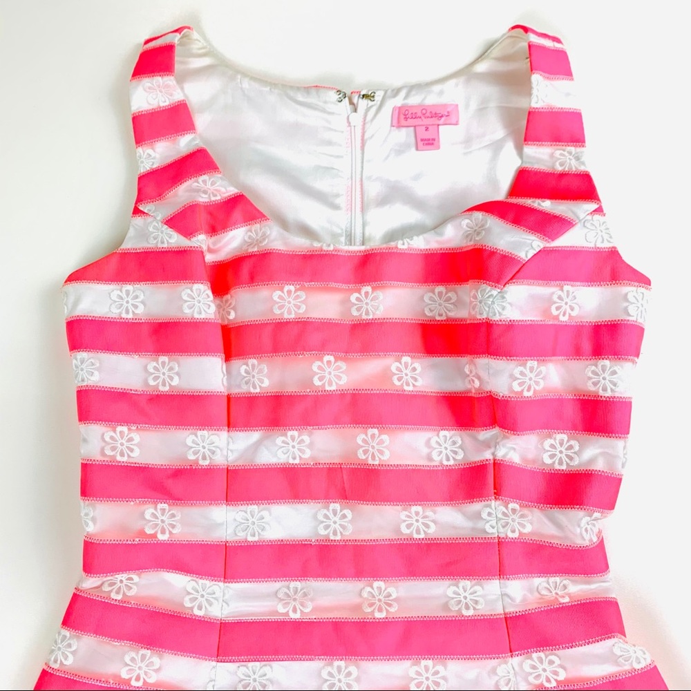 Lilly Pulitzer Pink Joslin Flutter Ribbon Stripe - Picture 6 of 8